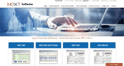 Desktop Screenshot of ecommerce.nextsoftware.com.br