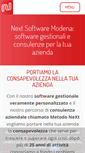 Mobile Screenshot of nextsoftware.it